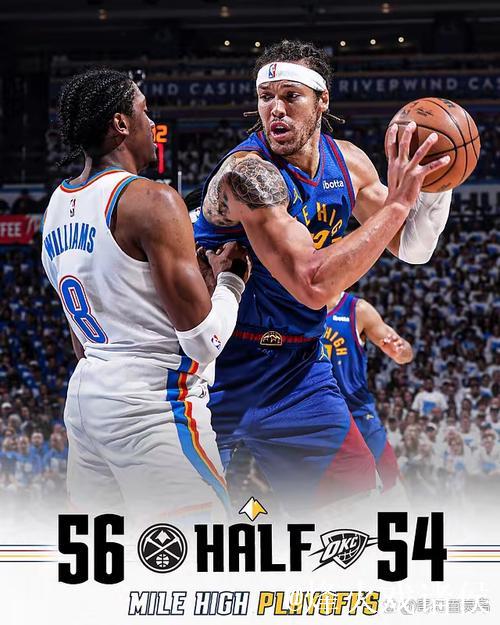 卡梅伦-约翰逊快攻上篮得手,掘金半场末段打出13-2高潮 卡梅伦-约翰逊快攻上篮得手,掘金半场末段打出13-2高潮